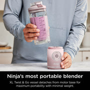 Ninja Blast™ Max Portable Blender in Dusty Pink