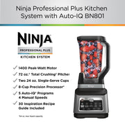 Ninja Professional Plus Premier Blender and Food Processor with Auto-IQ in Graphite