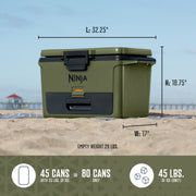 Ninja FrostVault™ 50qt Cooler in Blue Grey