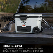 Ninja FrostVault™ 45qt Cooler with Wheels & Accessories in Charcoal Gray