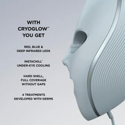 Shark CryoGlow™ LED Face Mask & Charging Stand in Starlight Dream