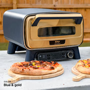Ninja Artisan™ 5-in-1 Portable Pizza Oven in Blue and Gold