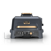 Ninja Woodfire Premium XL BBQ Grill in Blue and Gold