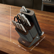 Ninja NeverDull Pro 11-Piece Premium Kitchen Knife Set & Steak Knives in Slate
